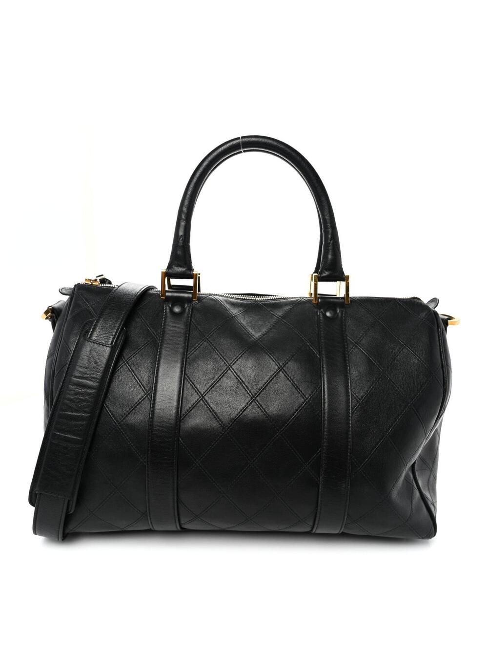 Chanel Calfskin Stitched Duffle Travel #280101C17B
